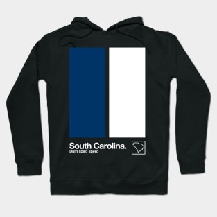 South Carolina State Flag // Original Minimalist Artwork Poster Design Hoodie